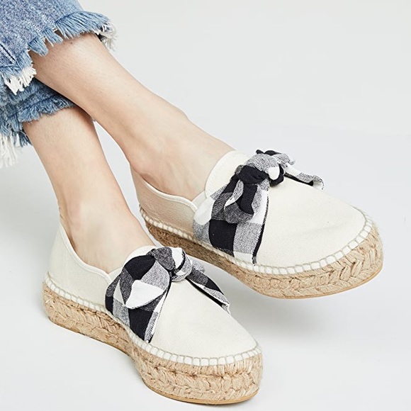 Loeffler Randall Rowan Plaid Platform Espadrilles - Picture 1 of 10